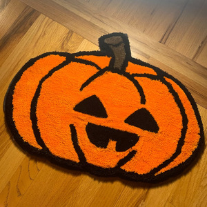 <span class=keywords><strong>Tappeti</strong></span> Moderni XinLan Economici e Lavabili per Esterni, <span class=keywords><strong>Tappeti</strong></span> Morbidi a Forma di Zucca di Halloween per Soggiorno - Product Image 6
