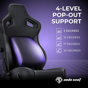 Premium 6D Asiento grande funcional Mejor <span class=keywords><strong>Silla</strong></span> <span class=keywords><strong>Gamer</strong></span> Pro Kaiser 4 XL <span class=keywords><strong>Gamer</strong></span> <span class=keywords><strong>Silla</strong></span> Elegante Negro PVC Líder <span class=keywords><strong>Silla</strong></span> de juegos para adultos - Product Image 3
