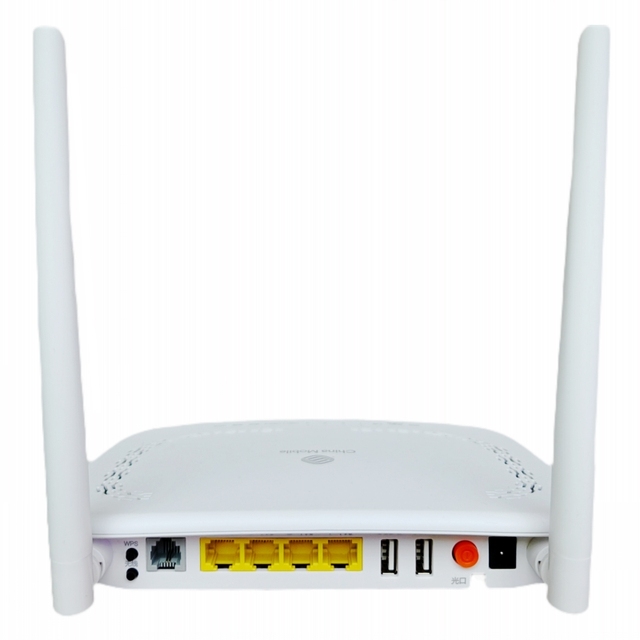 BRMC USED H62G Optical Modem 4 GE+1 POTS+2 USB 2.0+WiFi 5(2.4G&5G) FTTH Gpon Dual-band ONU Epon English Firmware XPON ONT H62G