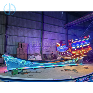 Manège de parc d'attractions extérieur très populaire : <span class=keywords><strong>Bateau</strong></span> volant fou pour enfants et adultes - Product Image 5
