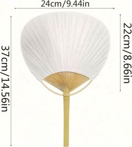 Éventail rond en bambou sculpté, art populaire japonais, idéal pour les événements, thème amour élégant, cadeau de mariage - Product Image 3