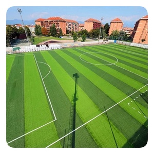 Erba Artificiale per Campi <span class=keywords><strong>da</strong></span> Calcio ad Alta Densità 50mm, Resistente e Ignifuga per Uso Intensivo - Product Image 4