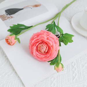 Venta al por mayor de fábrica: Flores artificiales de ranúnculo de tacto real, tipo margarita, para decoración del hogar, bodas, ramo de novia, arreglos florales. - Product Image 3