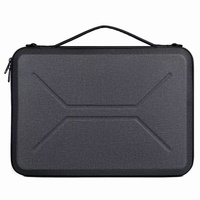 Sac à bandoulière pour ordinateur portable EVA Business Elite avec sangle transversale, étui de protection anti-vibration de 15,6 pouces pour ordinateur portable et tablette