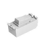 Interrupteur cinétique sans fil RF433 UK auto-alimenté, sans piles, sans fils, compatible avec le système BG R Range Nexus Grid