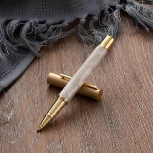 Bolígrafo de Resina de Lujo con Patrón de Hielo Metálico, Bolígrafo Ejecutivo para Negocios, Logotipo Personalizado, Escritura Suave, Bolígrafo para Firmar con Logotipo Personalizado - Product Image 1