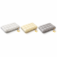 Coussin de lit matelassé French Cloud Bread Pillow, très moelleux, 48x74cm, garnissage en fibres de polyester 10-13cm, blanc, jaune, gris, lot de 1 coussin individuel