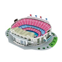 Puzzle en papier mousse à assembler, modèle ju220, stade, 3D, bricolage, avec 24 pièces