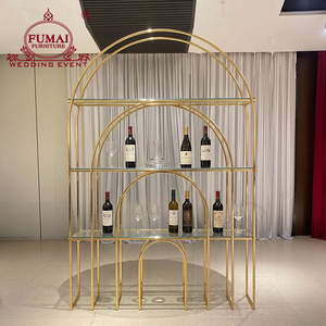 Hotel Event Wedding Event Wine Rack Arch Decorative Frame Bar Back - Product Image 1