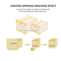 Machine de déballage de cartons en papier JCH Factory, contrôlée par PLC, à grande vitesse, automatique, à moteur électrique, pour textiles et produits alimentaires