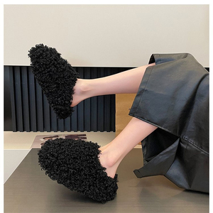 Pantofole da <span class=keywords><strong>donna</strong></span> in cotone a punta chiusa per tenere al caldo, pantofole da casa, scarpe da casa da <span class=keywords><strong>donna</strong></span> - Product Image 5