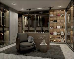 خدمة شاملة من BAINENG لتخصيص المنزل بالكامل، خزائن مطبخ حديثة من الفولاذ المقاوم للصدأ، أثاث منزلي، حلول لمشاريع الفلل - Product Image 3