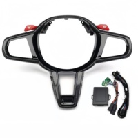 Décoration de panneau de garniture de volant en fibre de carbone pour BMW 3/4/5/6/7Series G14 G15 G42 G20 G30 G32 G80 G01 F90 F98 X3M X4M