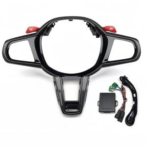 宝马3/4/5/6/7系列G14 G15 G42 G20 G30 G32 G80 G01 F90 F98 X3M X4M碳纤维方向盘套装饰板装饰 - Product Image 5