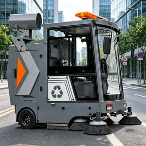 Balayeuse de rue ZMT E-18 G26 avec cabine fermée et bac de 880 litres à décharge <span class=keywords><strong>électrique</strong></span>, dotée de deux balais rotatifs - Product Image 1