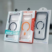 Étui de téléphone magnétique de luxe personnalisé avec recharge sans fil pour iPhone 12 13 14 15 16 17 Air Pro Max