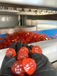 Machine de fabrication de bonbons gommeux en forme de hamburger Ligne de production de bonbons aigres à saveur de fruits mélangés à vendre - Product Image 3