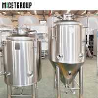 200L Mircrobrewery utilisé conique fossette veste bière fermenteur isolé en acier inoxydable isobare Fermentation Unitank