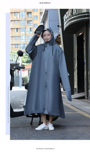 Impermeable Largo para Bicicletas Eléctricas, Protección Completa del Cuerpo Contra Lluvia Intensa, Ropa de <span class=keywords><strong>Ciclismo</strong></span> Unisex para Adultos - Product Image 3