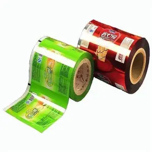 Factory Wholesale Custom Printed Auto Packing Sp Food Grade Laminated Film Soft and Moisture Proof for Food Packaging