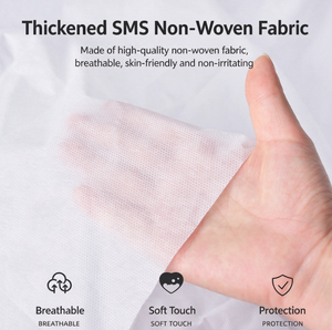 Disposable Non Woven <b>Bed</b> Cover Elastic <b>Waterproof</b> Massage Table <b>Sheet</b> White for Beauty Salon Hospital - Product Image 4