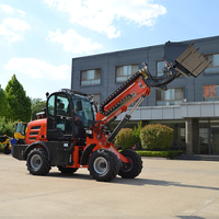 Pengiriman Gratis Euro 5 CE EPA Loader Teleskopik Kecil Bekas Mini Wheel Loader Compact Wheel Loader untuk Operasi di Lahan Pertanian