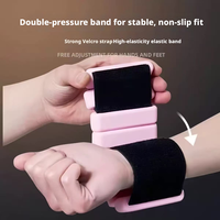 Sangles de poignet lestées réglables et durables et bandes de cheville lestées amovibles avec couvre-cheville en silicone souple (en forme de U) pour l'entraînement sportif