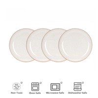 Meilleures ventes Collection de vaisselle de campagne nordique à glaçure réactive au four de luxe pour les banquets de mariage à la pêche