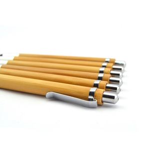 Stylo bille en bambou, stylet, idée cadeau avec logo personnalisé, ventes en promotion - Product Image 6