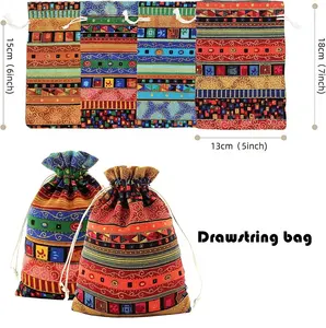 Wholesale Custom Jewelry Candy Pouch 5 x 7 Inch Small Gift Sachet cotton bag drawstring bag canvas recycle drawstring bag