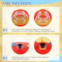 Jouet aquatique gonflable géant pour adultes, balle de plage en plastique pour piscines et plages