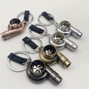 Vente en gros de porte-clés sifflet de chargeur noir en métal chromé poli porte-clés en métal pour voiture - Product Image 5