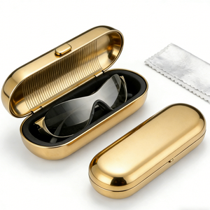 Lunettes en acier inoxydable usinées CNC certifiées ISO9001 - Boîte à lunettes de soleil personnalisée de haute qualité avec usinage par électroérosion à fil, sans MOQ - Product Image 3