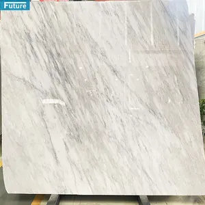 Luxury Chinese White Marble Big Porcelain Polished Glazed Natural White Marble Slab Floor Tile