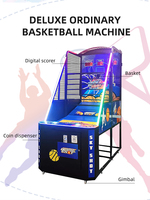 Équipement de parc d'attractions intérieur, machine de tir au basket-ball, jeu vidéo d'arcade à monnayeur pour le sport et le divertissement
