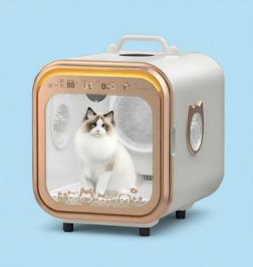 เครื่องอบแห้งสัตว์เลี้ยงขนาด 67 ลิตร ดีไซน์ทันสมัย หรูหรา ป้องกันแบคทีเรีย เป็นมิตรกับสิ่งแวดล้อม ตัวเครื่องทำจากพลาสติก ABS ออกแบบเฉพาะสำหรับสุนัขและแมว ขายส่ง - Product Image 1