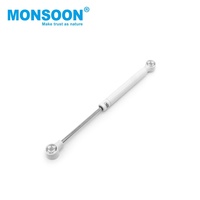 Accessoires de meubles, amortisseur à gaz en acier nickelé robuste, ressort hydraulique de levage, support de fermeture douce, ressort à gaz pour armoire M09112
