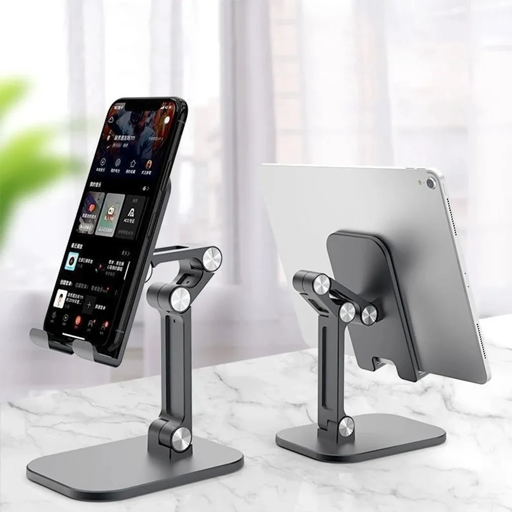 Aluminum Metal holder Angle Height Adjustable Cell Phone Stand Desktop Phone Stand Tablet Stand for ipad and iPhone