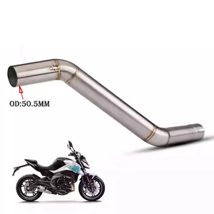 ท่อไอเสียโลโคโมทีฟเหมาะสำหรับ650NK NK400 <span class=keywords><strong>CFMOTO</strong></span> 400 <span class=keywords><strong>NK</strong></span> ท่อไอเสียสเตนเลสสตีล<span class=keywords><strong>650</strong></span> - Product Image 6