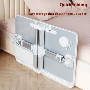 Escritorio Plegable Pequeño <span class=keywords><strong>de</strong></span> Altura Ajustable para Dormitorio, para Estudiantes, para Escribir, Usar Computadora Portátil u Oficina - Product Image 3
