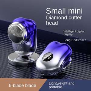 Mini <span class=keywords><strong>rasoir</strong></span> électrique rotatif rechargeable par USB pour hommes, <span class=keywords><strong>rasoir</strong></span> à sec portable, étanche IPX7, rasage du visage, batterie 800 mAh, 60 <span class=keywords><strong>jours</strong></span> d'autonomie - Product Image 6