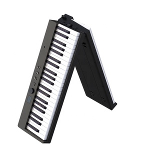 Giá Tốt Đen Trắng Đơn Giản Đàn Piano Điện Tử Thẳng Đứng Gấp Bàn Phím Ảo Hợp Âm Konix Kỹ Thuật Số Đàn Piano Cho Người Mới Bắt Đầu - Product Image 1