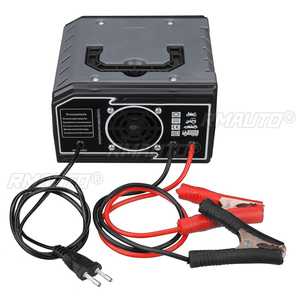 AUTSOME Chargeur de batterie de voiture électrique universel 12V/24V pour voitures, camions, bateaux, motos - Product Image 4