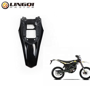 Заднее крыло LINGQI RACING для Sur-Ron Ultra Bee, оригинальные запчасти для питбайка, пластиковый задний брызговик из полипропилена - Product Image 4