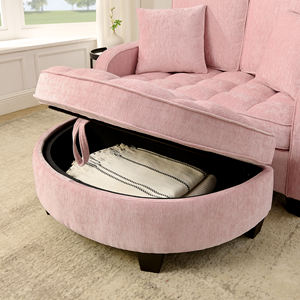 <span class=keywords><strong>Sofá</strong></span> <span class=keywords><strong>Cama</strong></span> Cuadrado de Dos Plazas, <span class=keywords><strong>Chaise</strong></span> <span class=keywords><strong>Longue</strong></span> Doble, Reposabrazos/Respaldo/Reposapiés Irregulares, Dos Cojines Pequeños - Moderno - Product Image 6