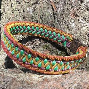 Collar para mascotas Paracord moderno hecho a mano, <span class=keywords><strong>Collier</strong></span> táctico personalizable para perros - Product Image 3