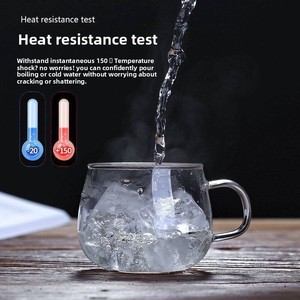 Ensemble de 6 tasses à boire en <span class=keywords><strong>verre</strong></span> borosilicate de qualité supérieure, style moderne, utilisable <span class=keywords><strong>au</strong></span> <span class=keywords><strong>micro</strong></span>-ondes, pour le camping, passe <span class=keywords><strong>au</strong></span> lave-vaisselle et <span class=keywords><strong>au</strong></span> <span class=keywords><strong>micro</strong></span>-ondes - Product Image 5