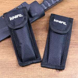 Zwart Nylon Jachtmes Schede Met Riem Lus Zak Holster Etui Houder - Product Image 6