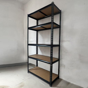 American Style Rivet Gourd Hole Shelf Carbon Steel Adjustable Storage Rack For Living Room Study Bedroom Kitchen - Product Image 1