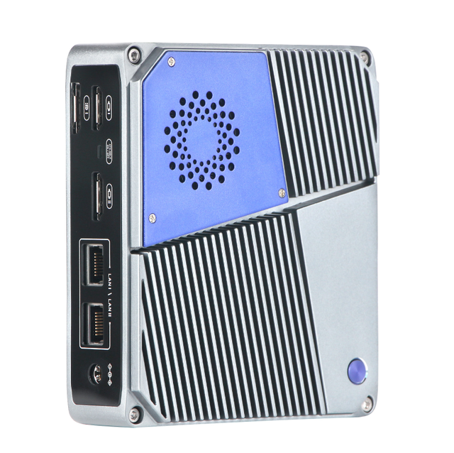 Newest Industrial MINI Box PC N100 with 2*LAN Triple Display HD DP U4K Nano Desktop Computer KIOSK/POS/Digital Signage